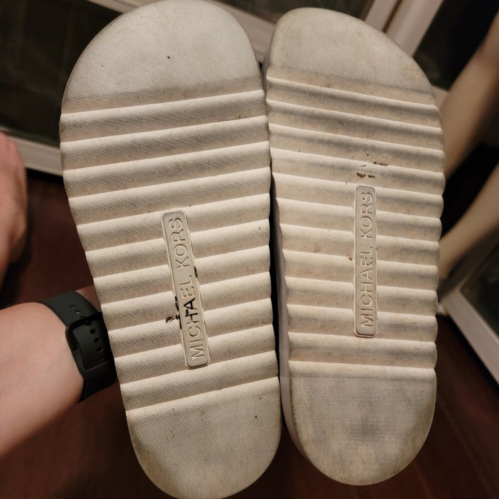 Michael Kors Black Slide Sandals - Picture 13 of 14